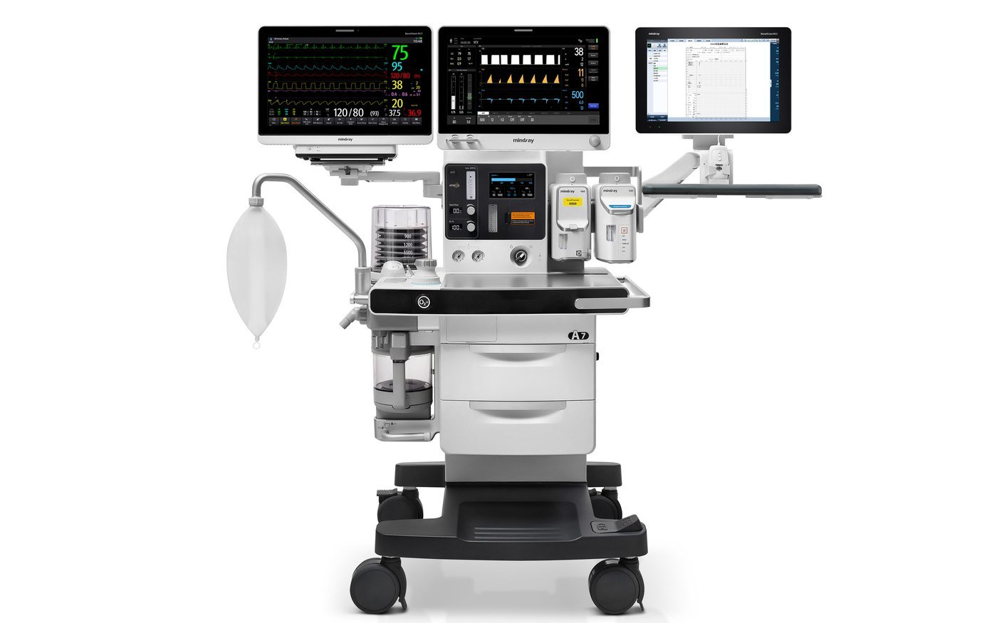 Anaesthesia workstation in an operating theatre